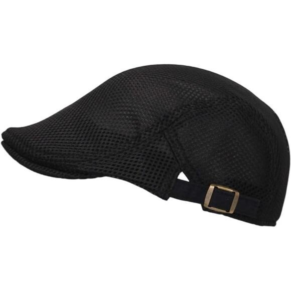 Ivy Cap Straw Weave Linen-Like Cotton Cabbie Newsboy Hat - Picture 5 of 7